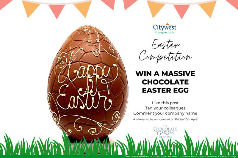 Win a MONSTER Easter Egg weighting approx. 6.5 kg!
